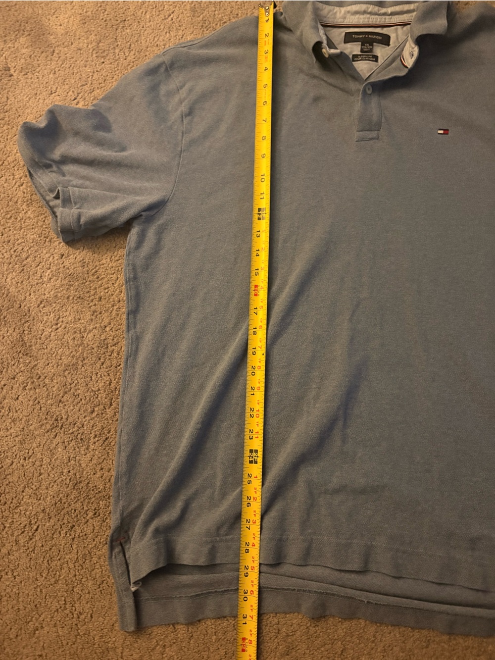 Tommy Hilfiger Dusty Blue Men’s Polo Shirt